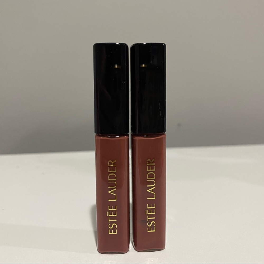 2x Estee Lauder Pure Color Envy Kissable Lip Shine 100 BRAZEN SHINE 0.16oz Each